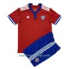 Conjunto (Camiseta+Pantalón Corto) Chile Primera Equipación 2021 - Niño